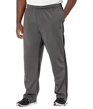 Adidas Men's Essentials 3 Stripes Tracksuit Bottoms Dark Grey Black Medium