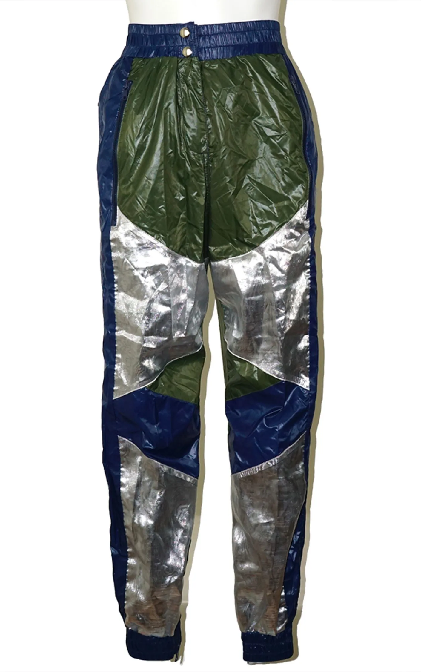 AIELLO Luminescent Elastic Track Pants