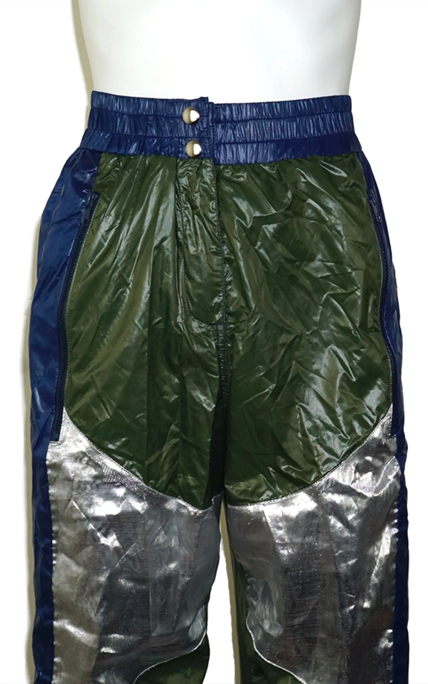 AIELLO Luminescent Elastic Track Pants