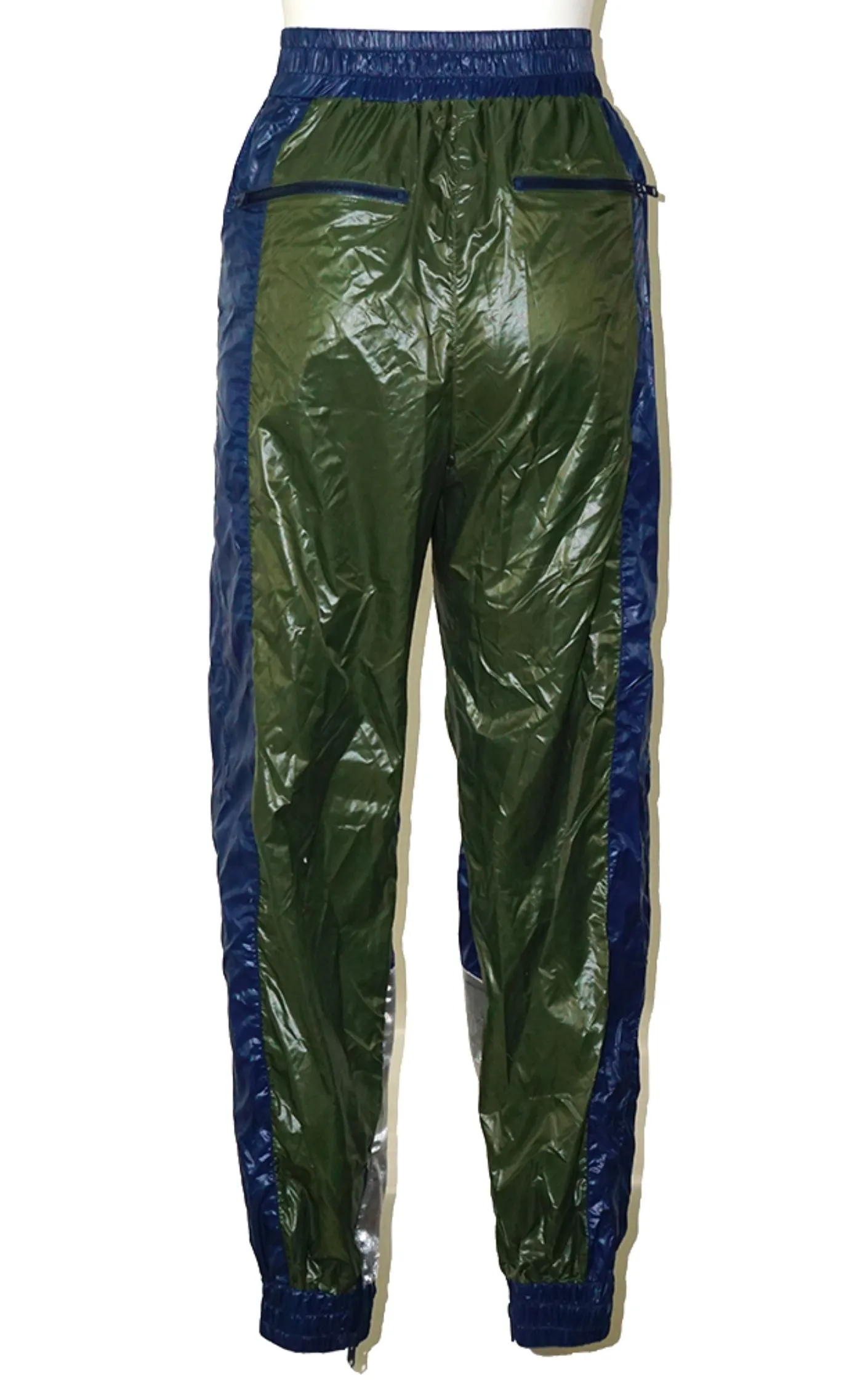 AIELLO Luminescent Elastic Track Pants