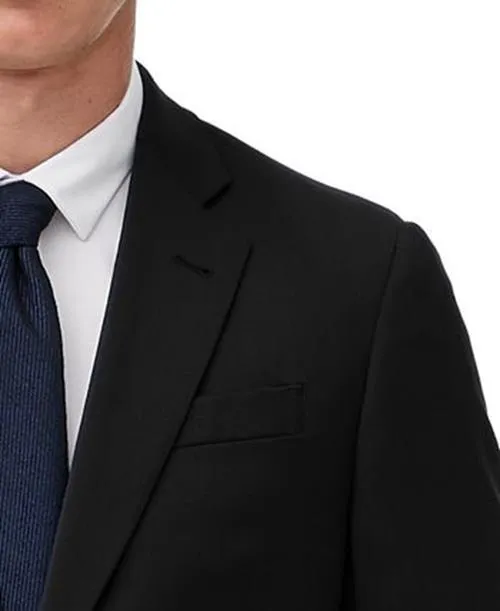 AX Armani Exchange Menss Slim fit Suit Jacket Blazer 40 R Black Solid