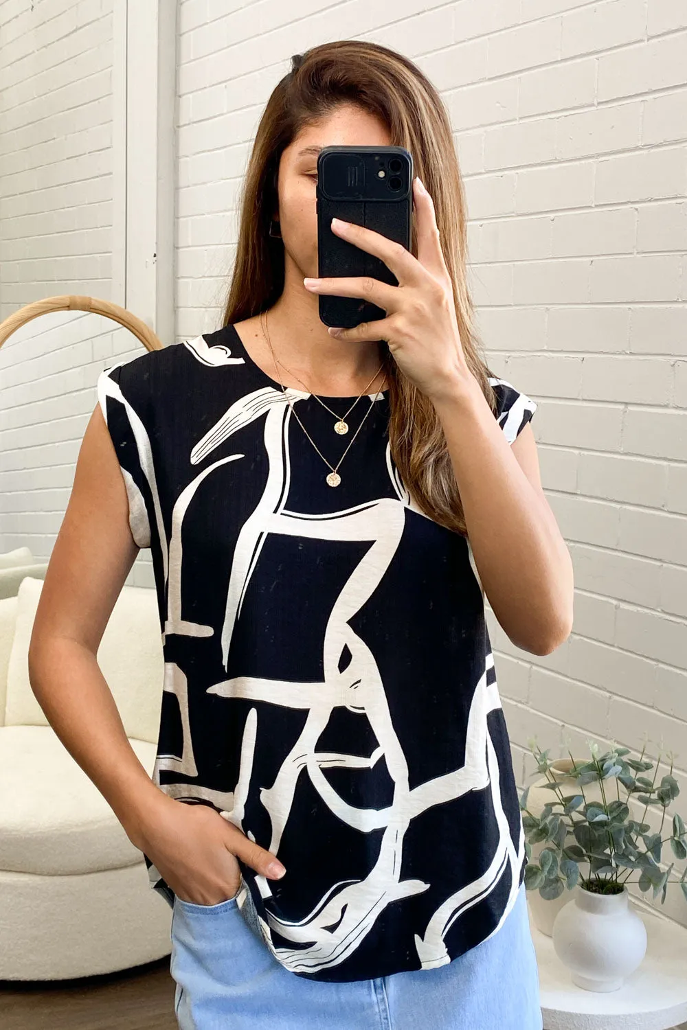 Bailey Print Top