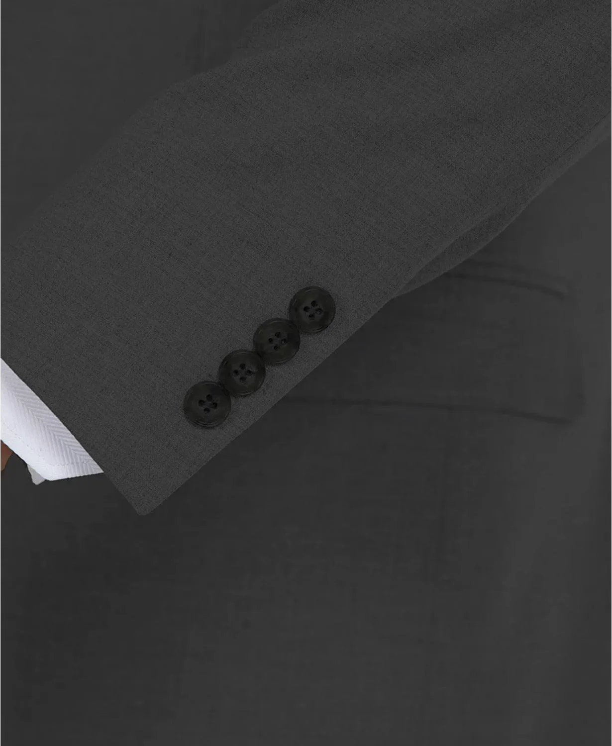 Dkny Mens Modern fit Suit Jacket Blazer 40 R Charcoal Grey Solid Stretch