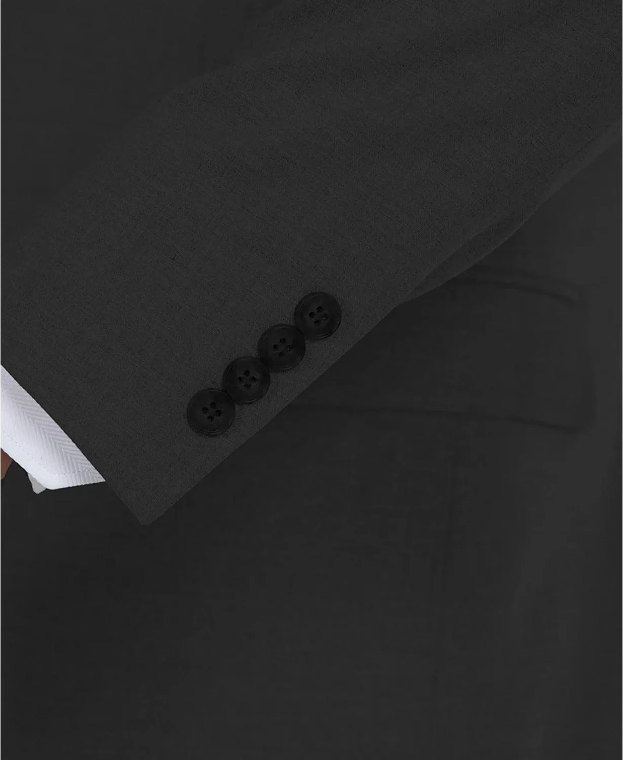 Dkny Mens Modern fit Suit Jacket Blazer 42 R Black Stretch