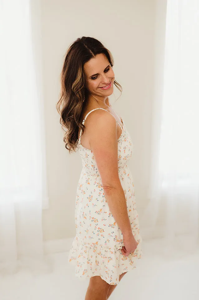 Floral Smocked Sun Dress
