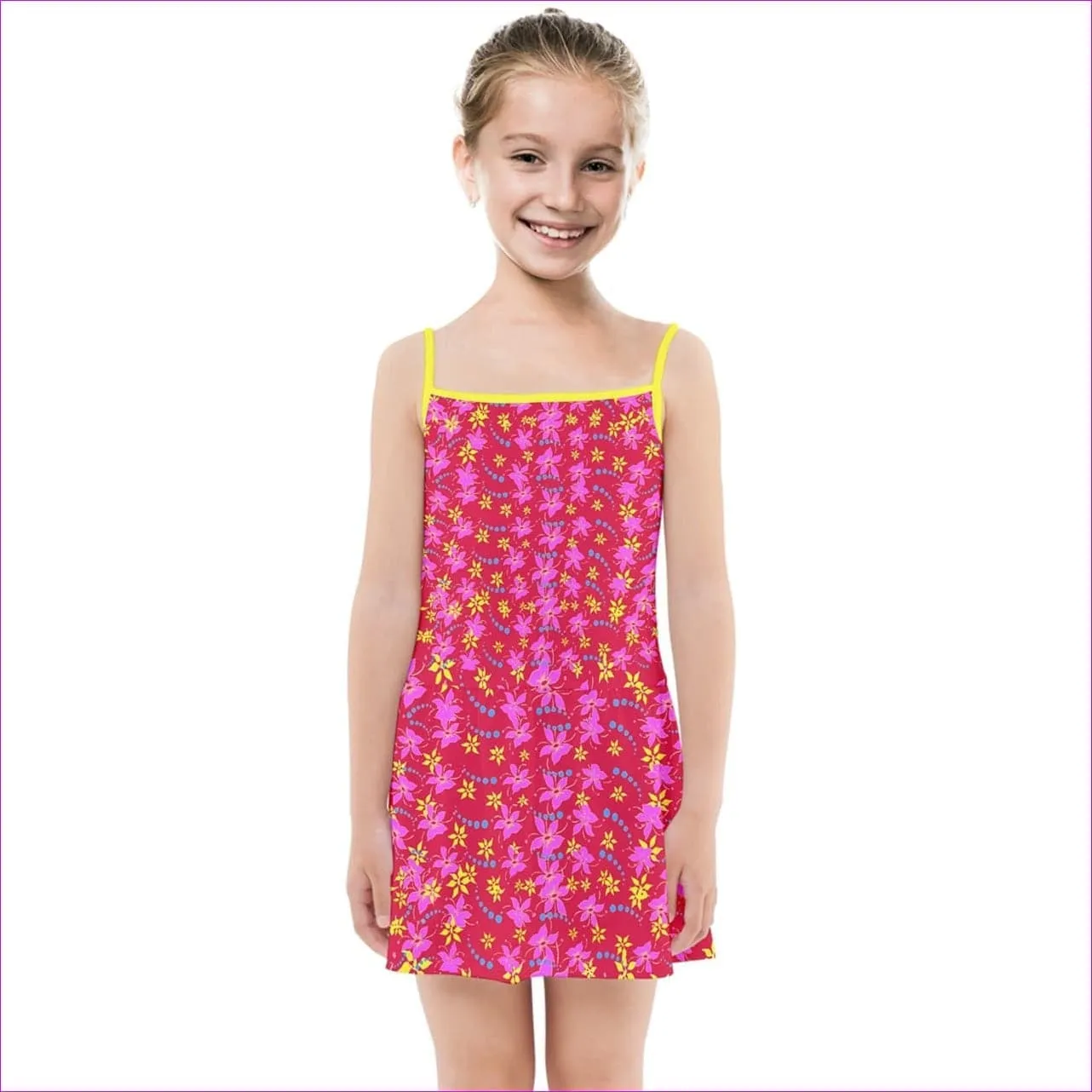 Floral Wear Kids Girls Summer Sun Dress