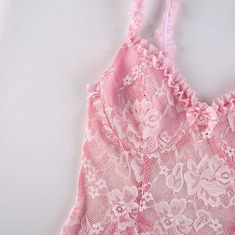 Midsummer Sun Lace Dress