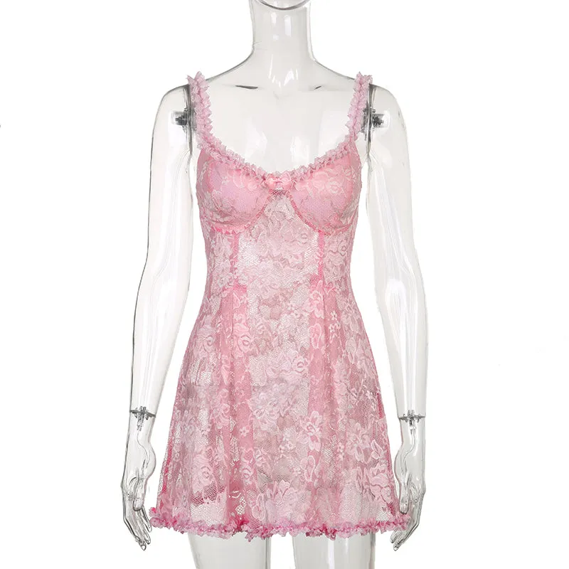 Midsummer Sun Lace Dress