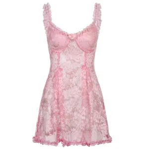 Midsummer Sun Lace Dress