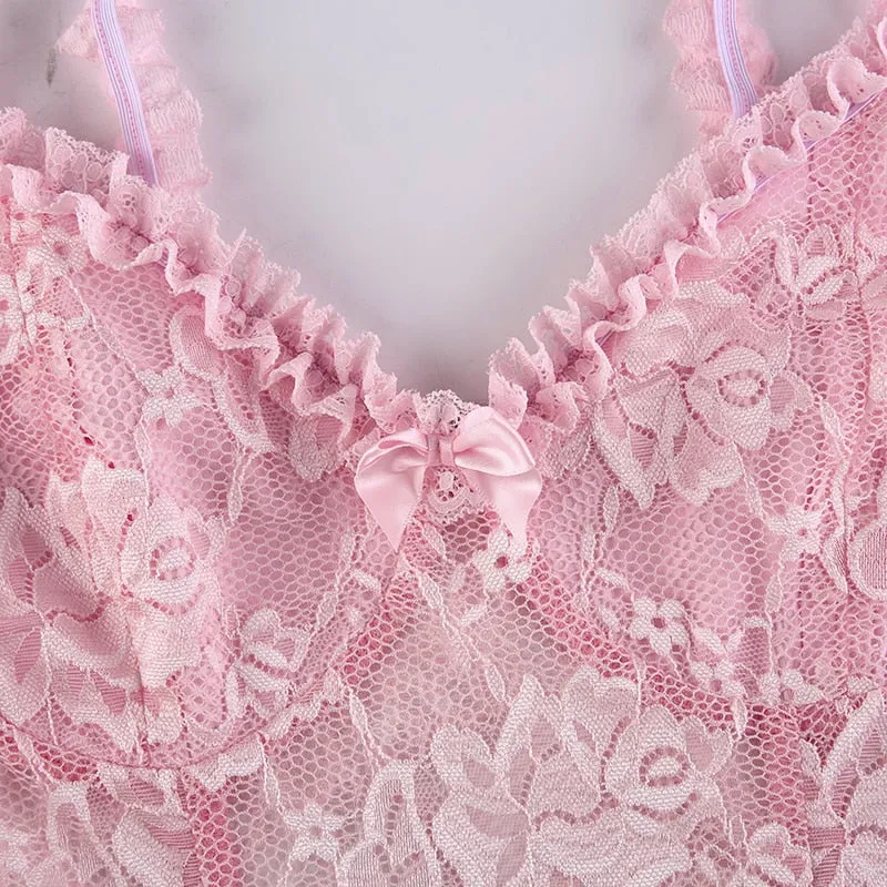 Midsummer Sun Lace Dress