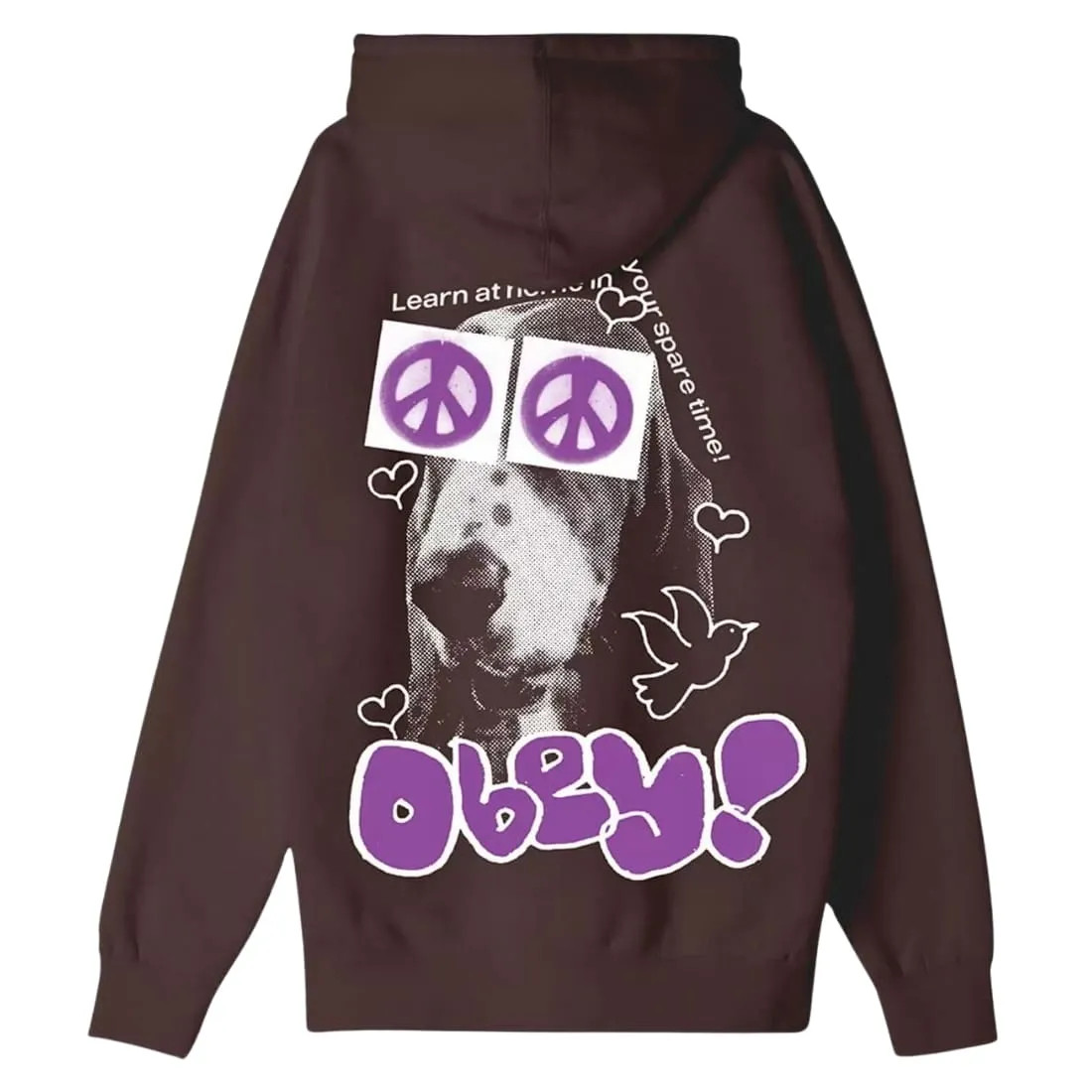 Obey Peace Eyes Hood - Java Brown