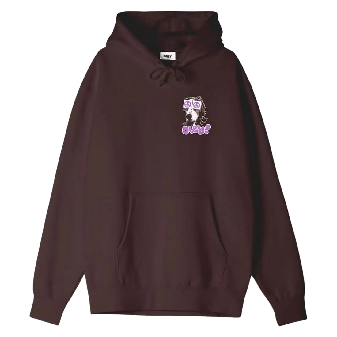 Obey Peace Eyes Hood - Java Brown