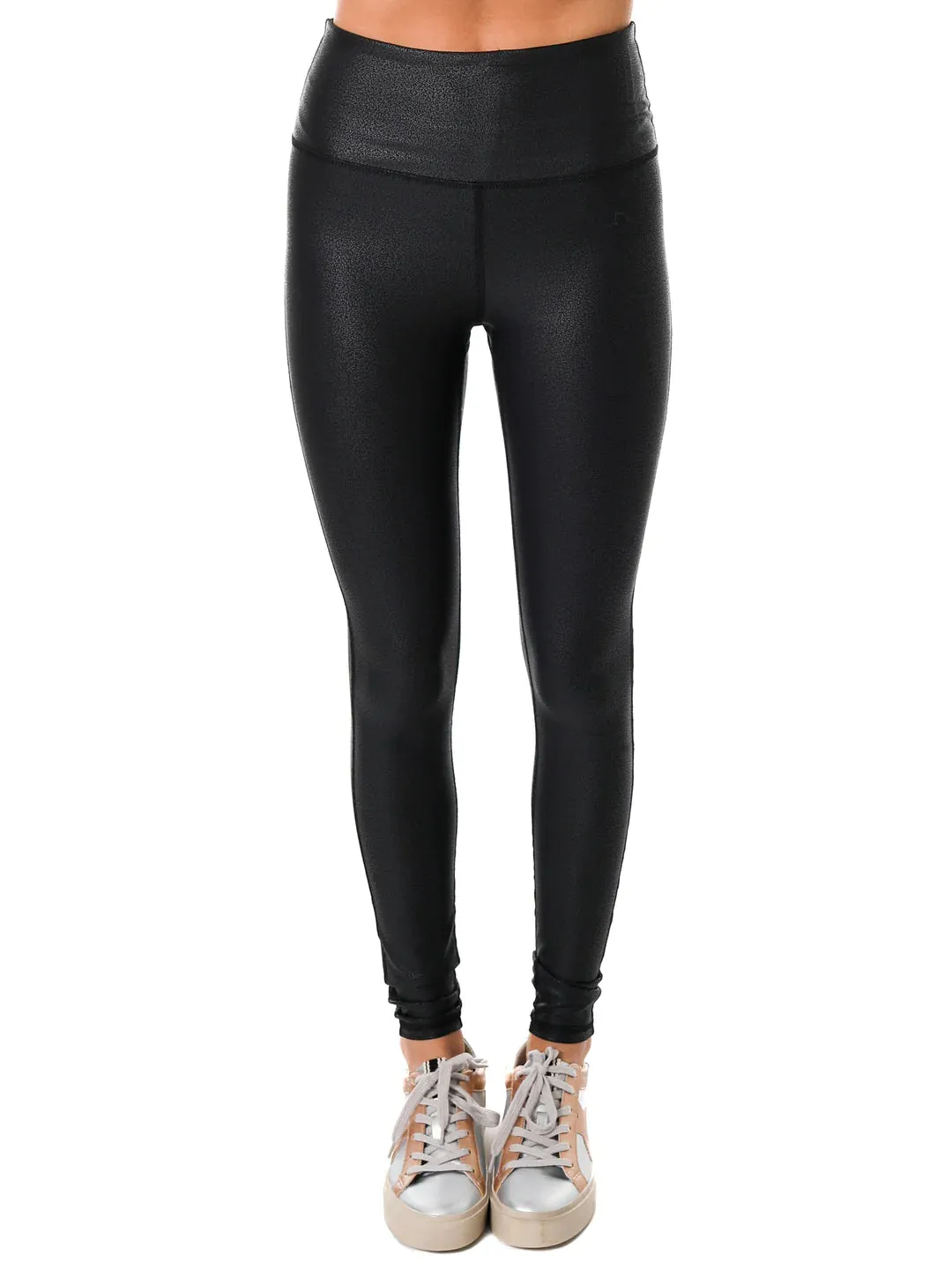 OG Foil Faux Leather Leggings