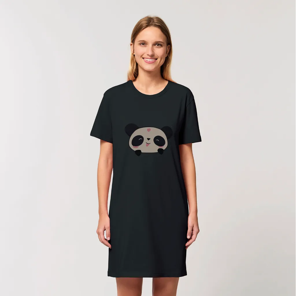 Panda Organic T-Shirt Dress