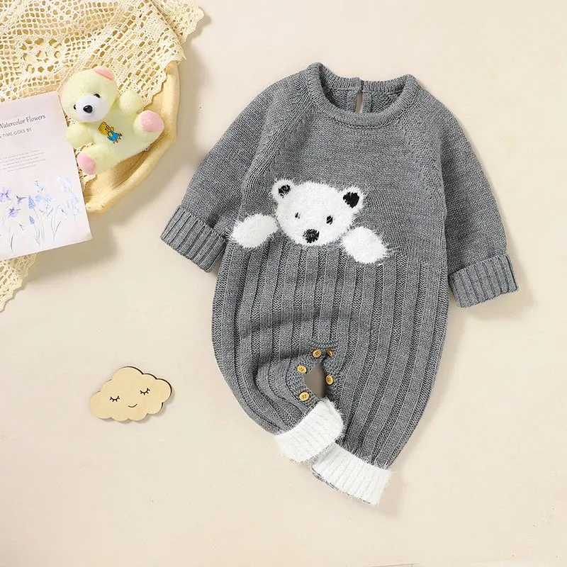 Petite Knit® Arctic Cub Romper