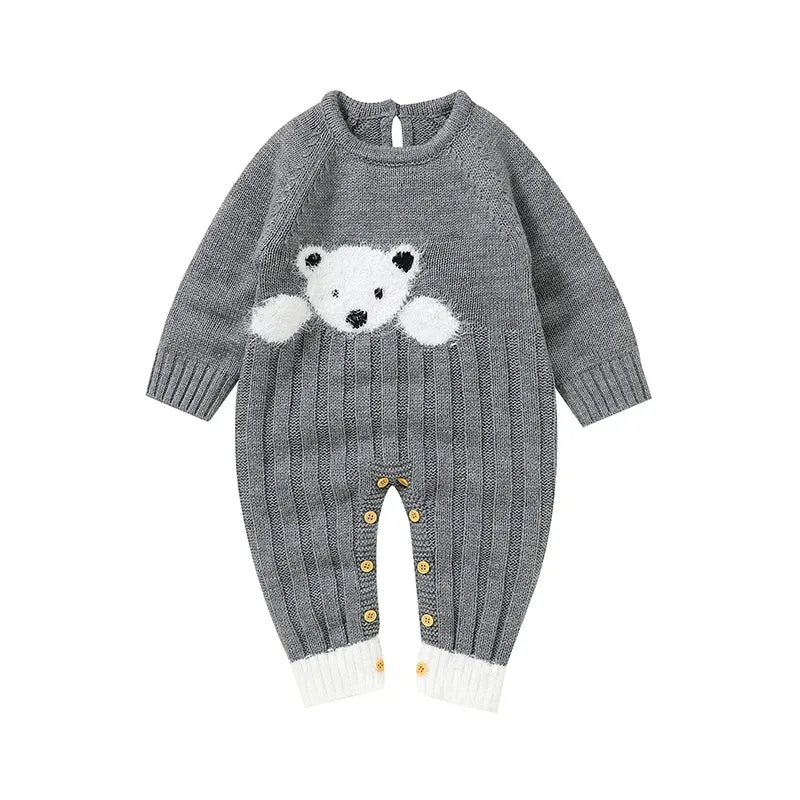 Petite Knit® Arctic Cub Romper