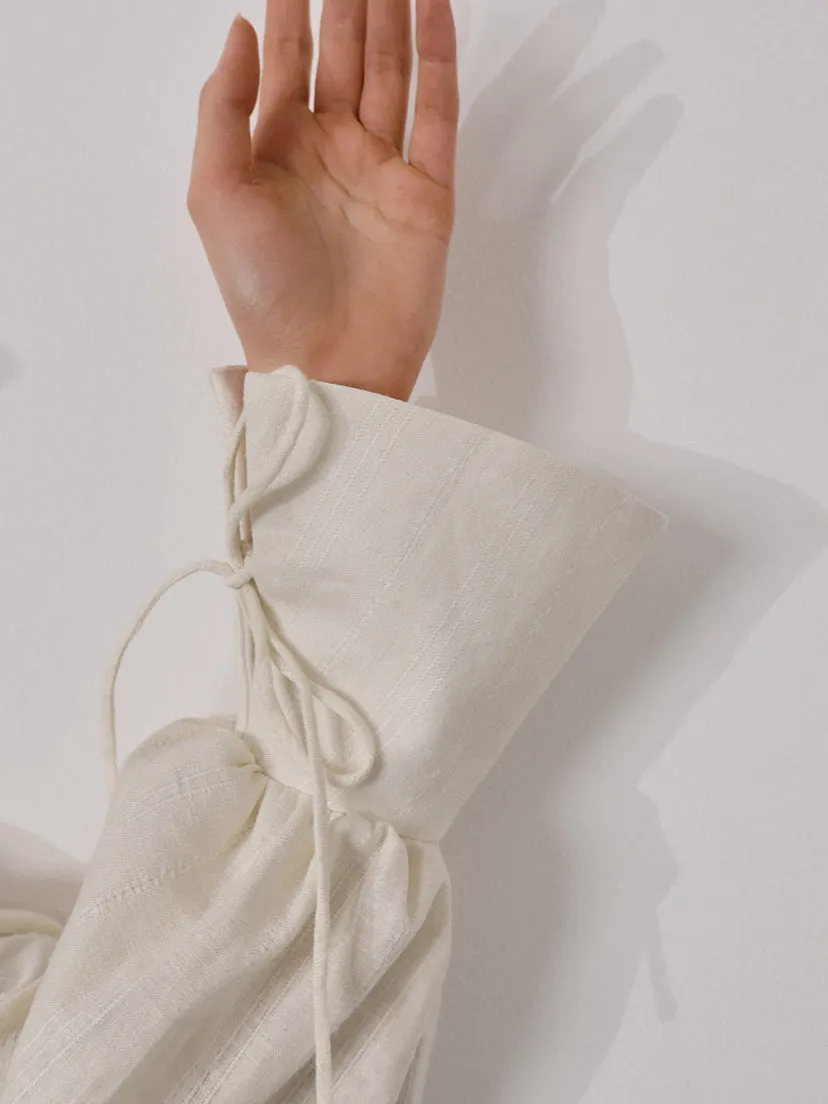 Portofino Pearl Trim Shirt | Seashell