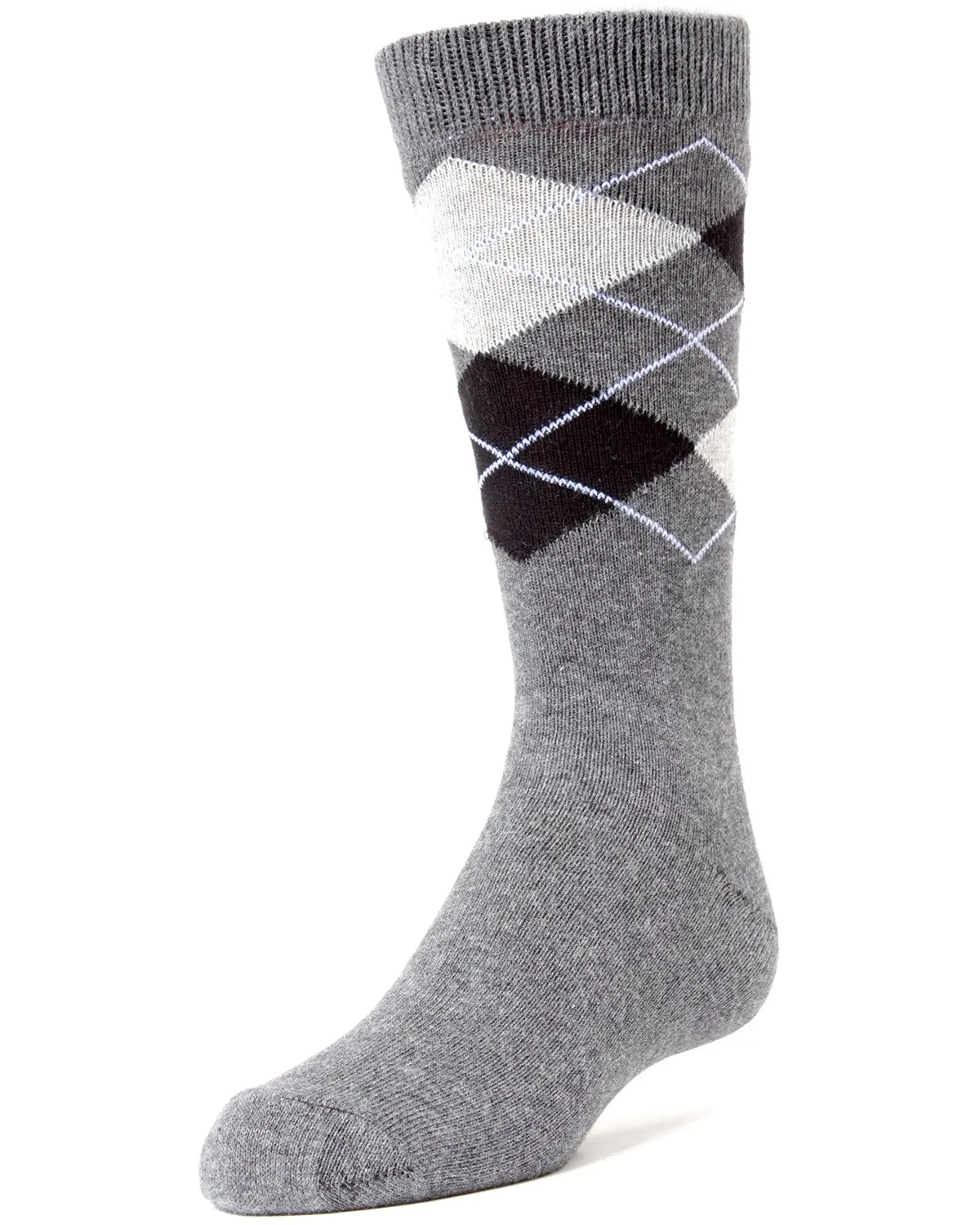 Prim and Preppy Boys Cotton Blend Argyle Socks