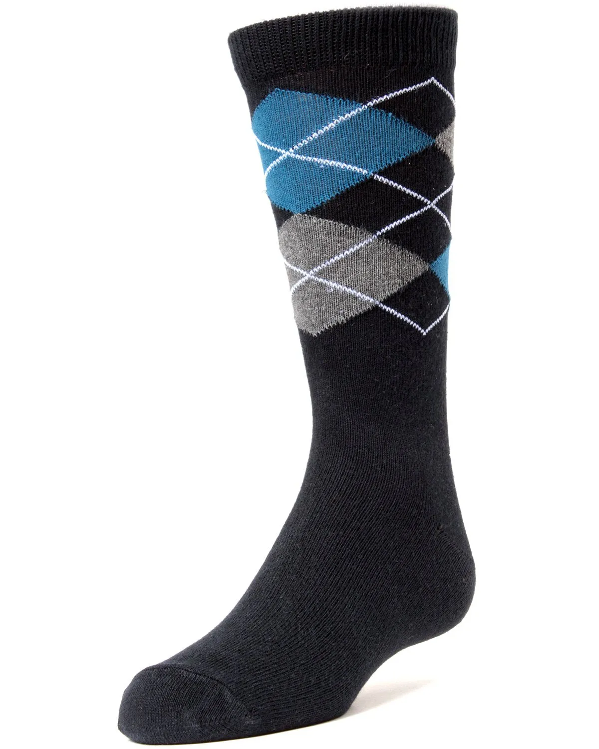Prim and Preppy Boys Cotton Blend Argyle Socks