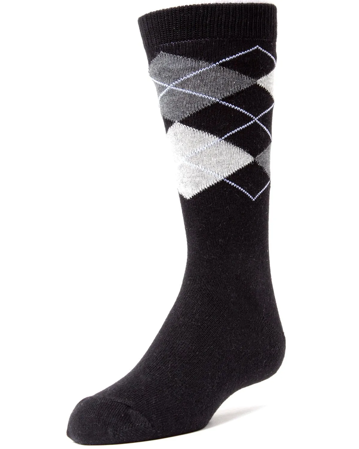 Prim and Preppy Boys Cotton Blend Argyle Socks