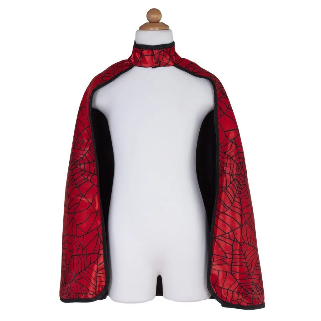 Reversable Spider And Bat Cape With Mask Set Size 4-6