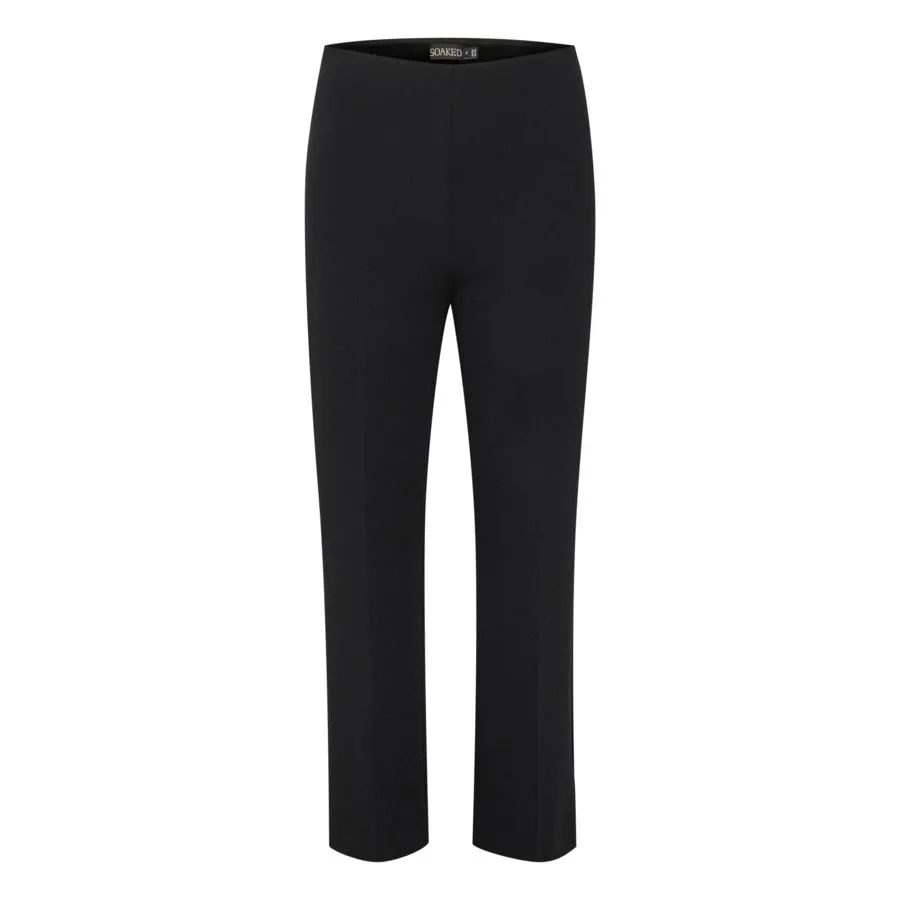 Soaked Womens Bea Kaylee Kickflare Pants Black