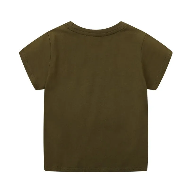 Toddler/Kid Boy's Cartoon Little Lion Design T-shirt