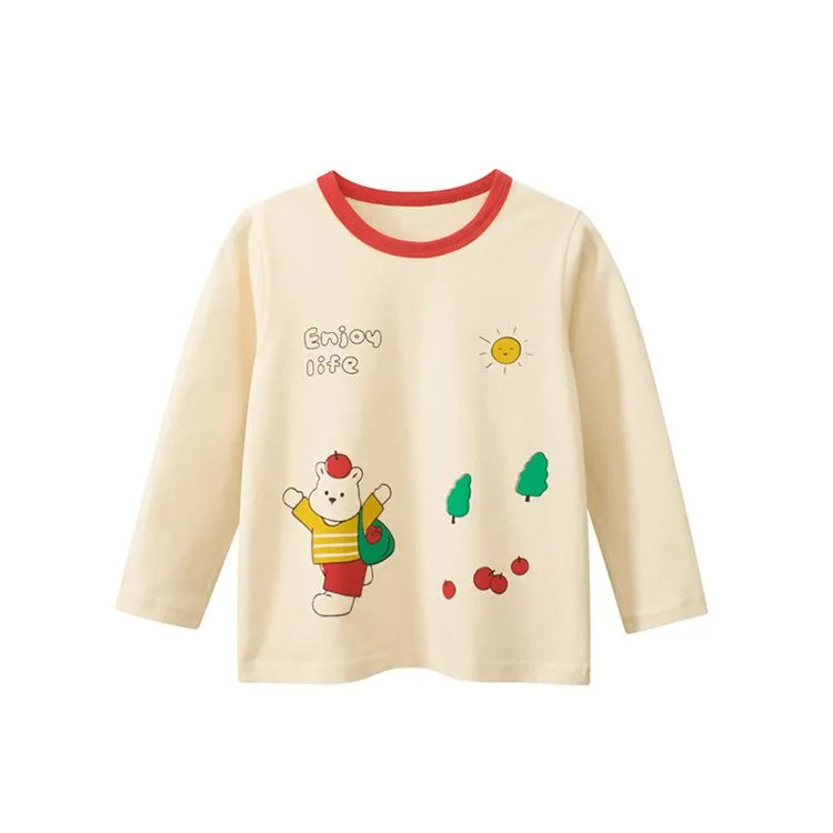 Toddler/Kid Enjoy Life Casual Long Sleeve Shirt