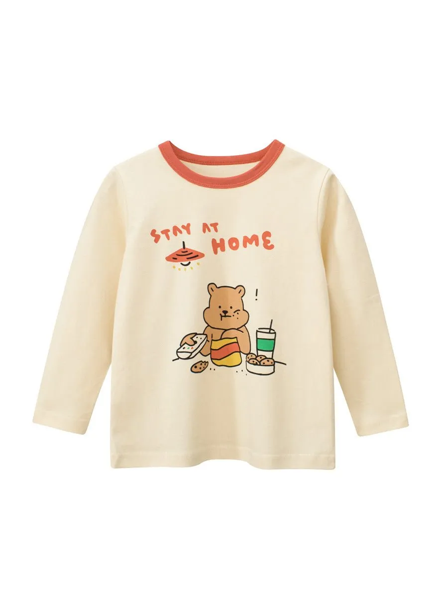 Toddler/Kid Snacking Bear Long Sleeve Shirt