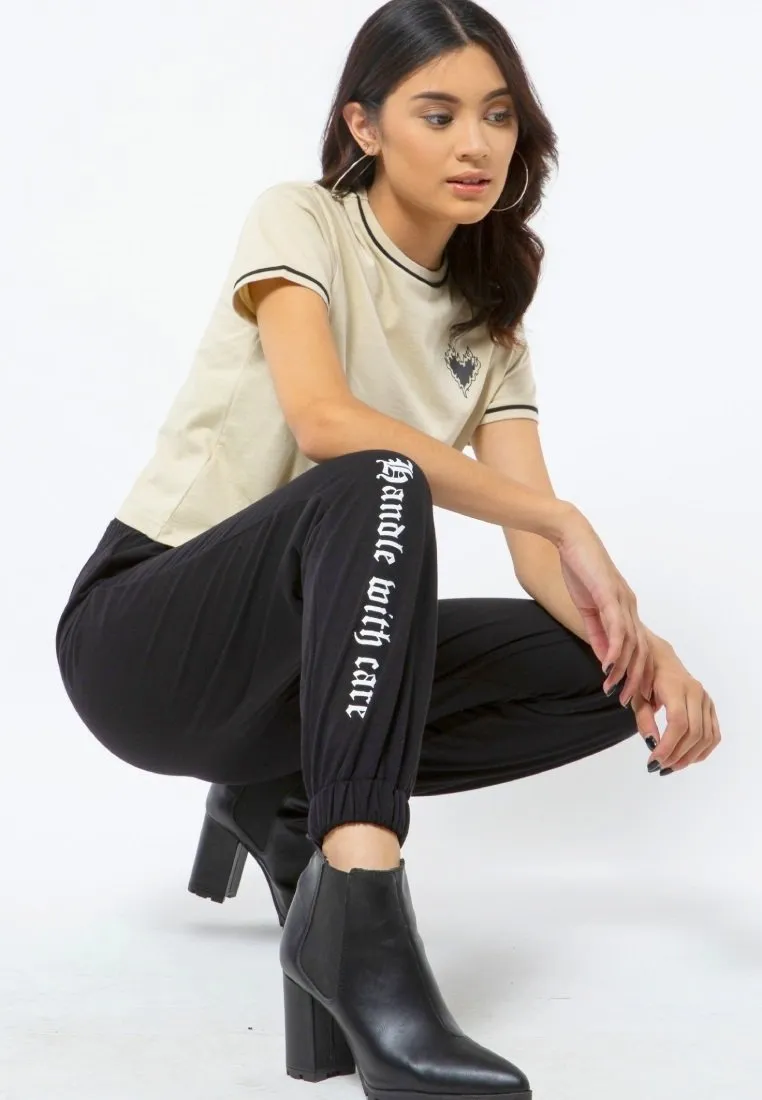 Track Pants with Print