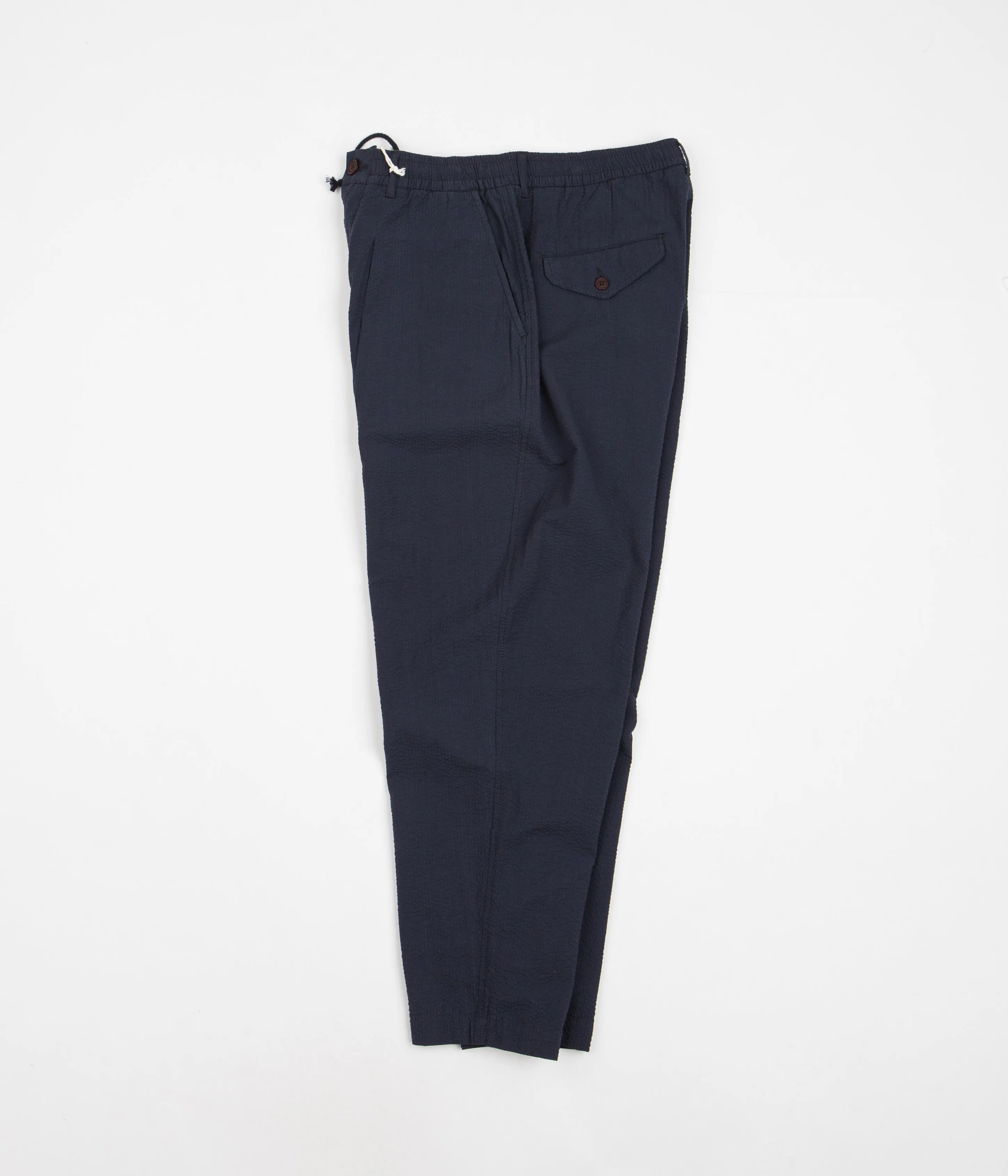 Universal Works Pleated Track Pants - Navy