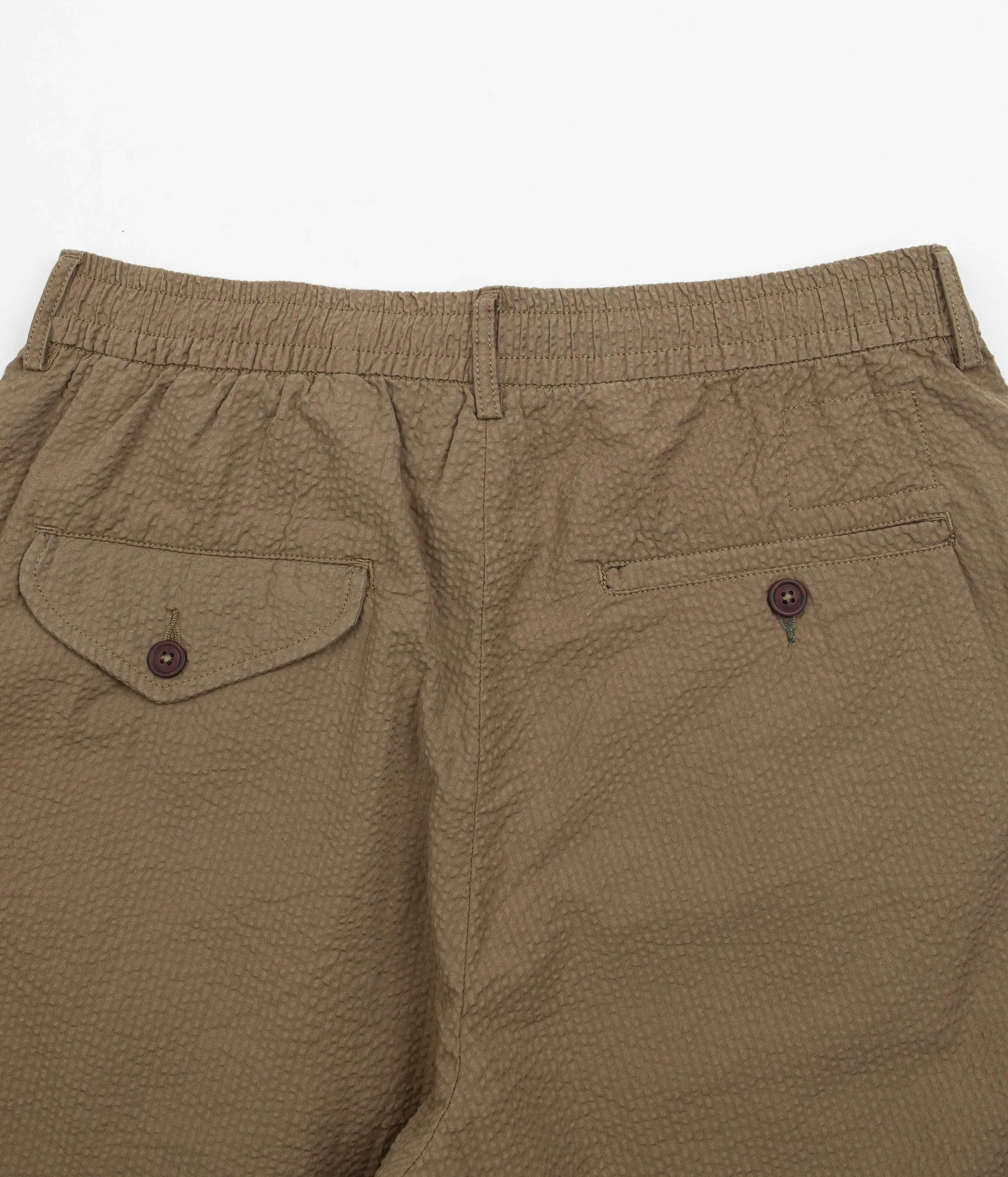 Universal Works Pleated Track Pants - Olive