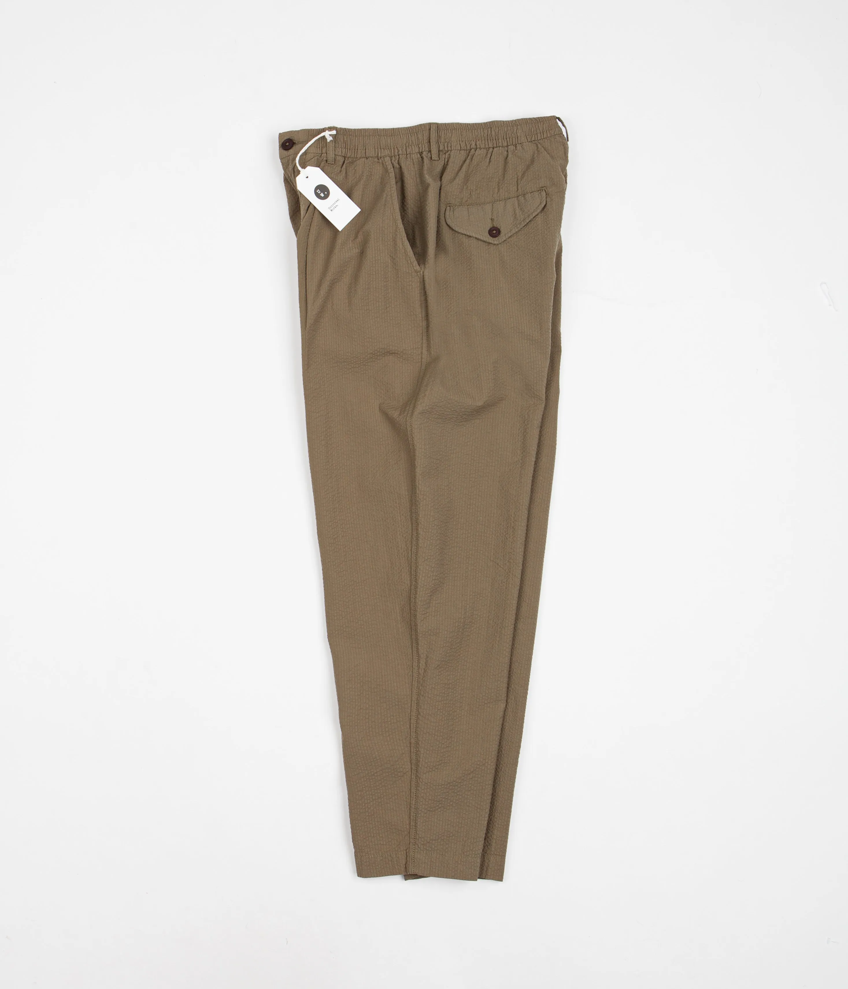 Universal Works Pleated Track Pants - Olive