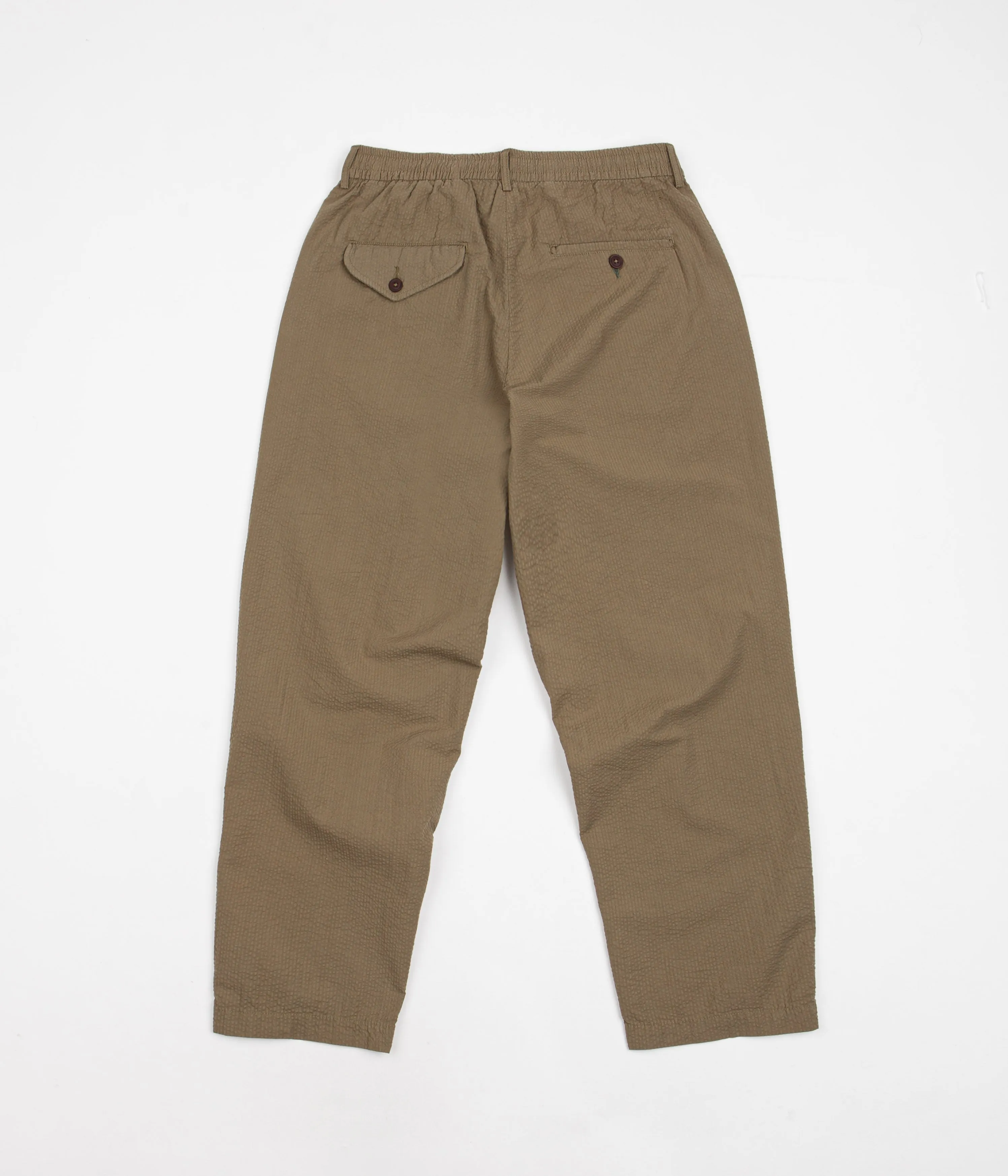 Universal Works Pleated Track Pants - Olive