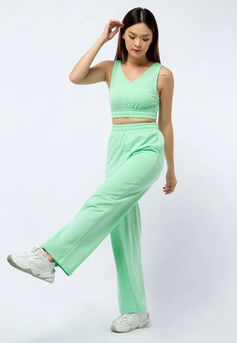 Wide Leg Track Pants